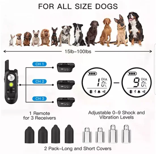 Електронни нашийници Електронен нашийник, записващ гласови команди - телетакт за обучение на куче