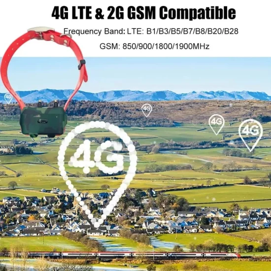GPS IK122T GPS тракер за ловни кучета за следене и обучение с електрошок - подобрена версия на IK122 PRO