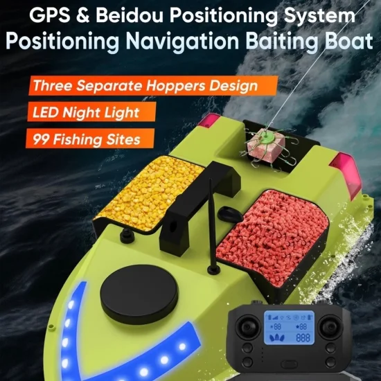 Лодки за захранка Лодка за захранка D20 с 99 GPS  точки + БОНУС сак и зарядно за автомобил