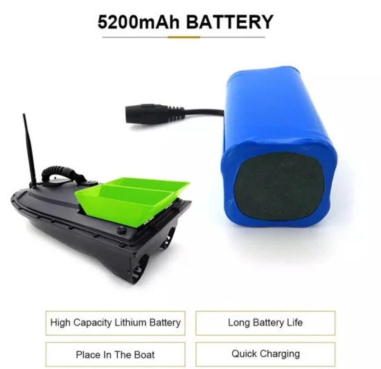 Лодки за захранка Литиевойонна батерия за лодка за захранка 5200-12000 mAh