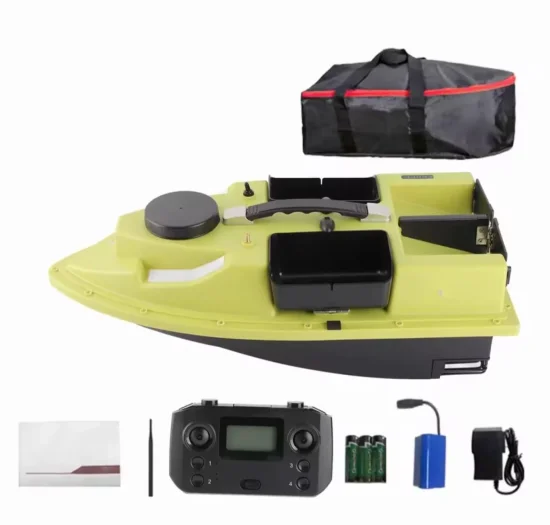 Лодки за захранка Лодка за захранка D19 с  GPS 100 точки, сонар + ПОДАРЪК сак за лодка, зарядно 12V , гумен калъф за дистанцонно,  резервни перки
