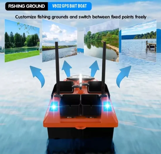 Лодки за захранка Лодка за захранка Flytec V802 Pro 160 GPS точки
