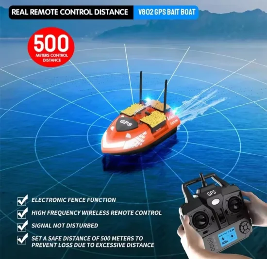 Лодки за захранка Лодка за захранка Flytec V802 Pro 160 GPS точки