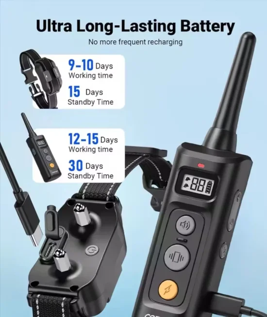 Електронни нашийници Електронен нашийник DK-325 за обучение на кучета със звук, вибрация и ток