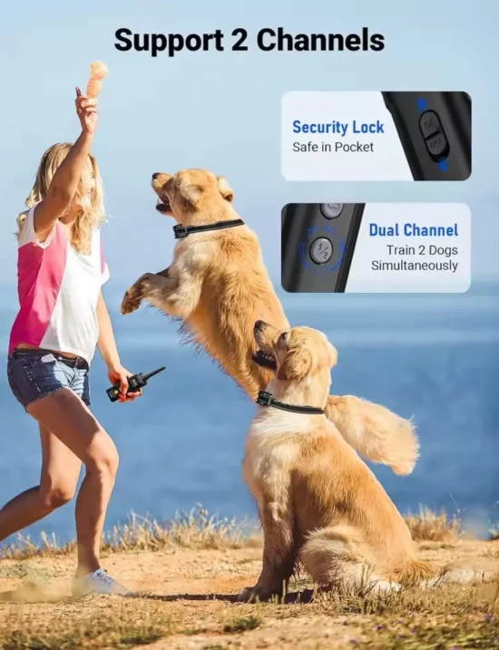 Електронни нашийници Електронен нашийник DK-325 за обучение на кучета със звук, вибрация и ток