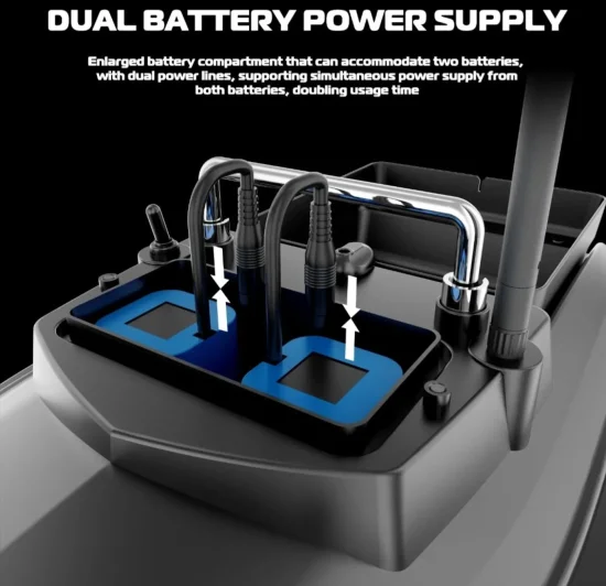 Лодки за захранка Лодка за захранка V050 с круиз контрол - до 500 метра обхват + БОНУС сак и зарядно за автомобил