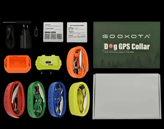 GPS GOOXOTA GPS тракер за ловни кучета IK122T PRO със звук, вибрация, шок и детектор за лай